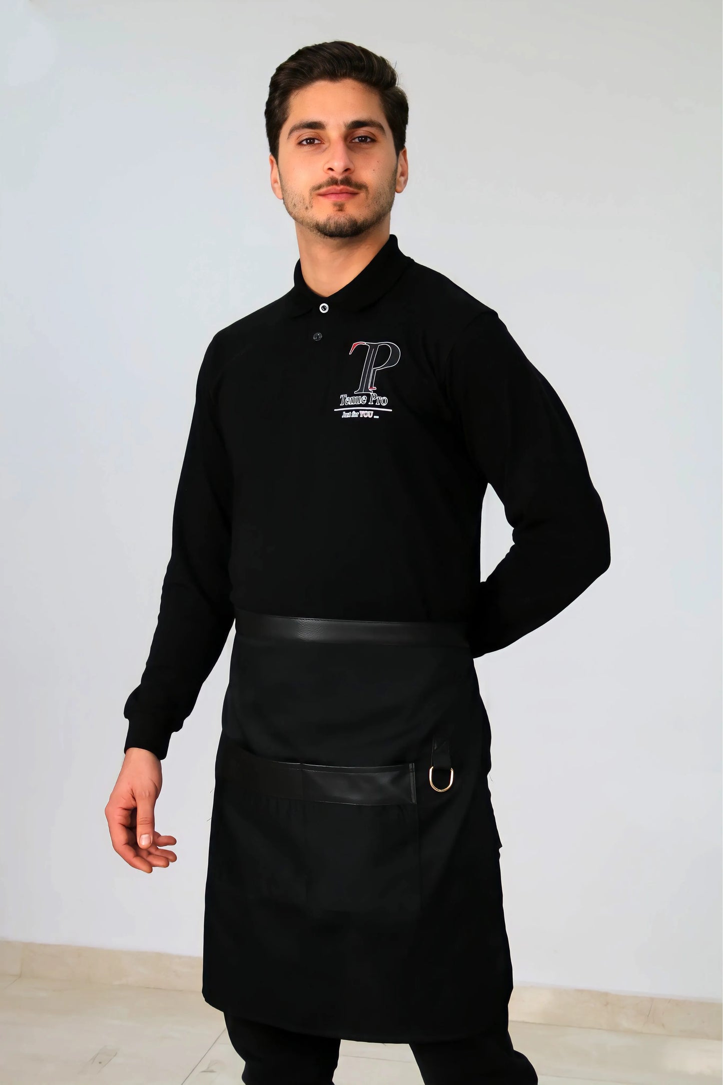 Tablier serge 2en1 Noir