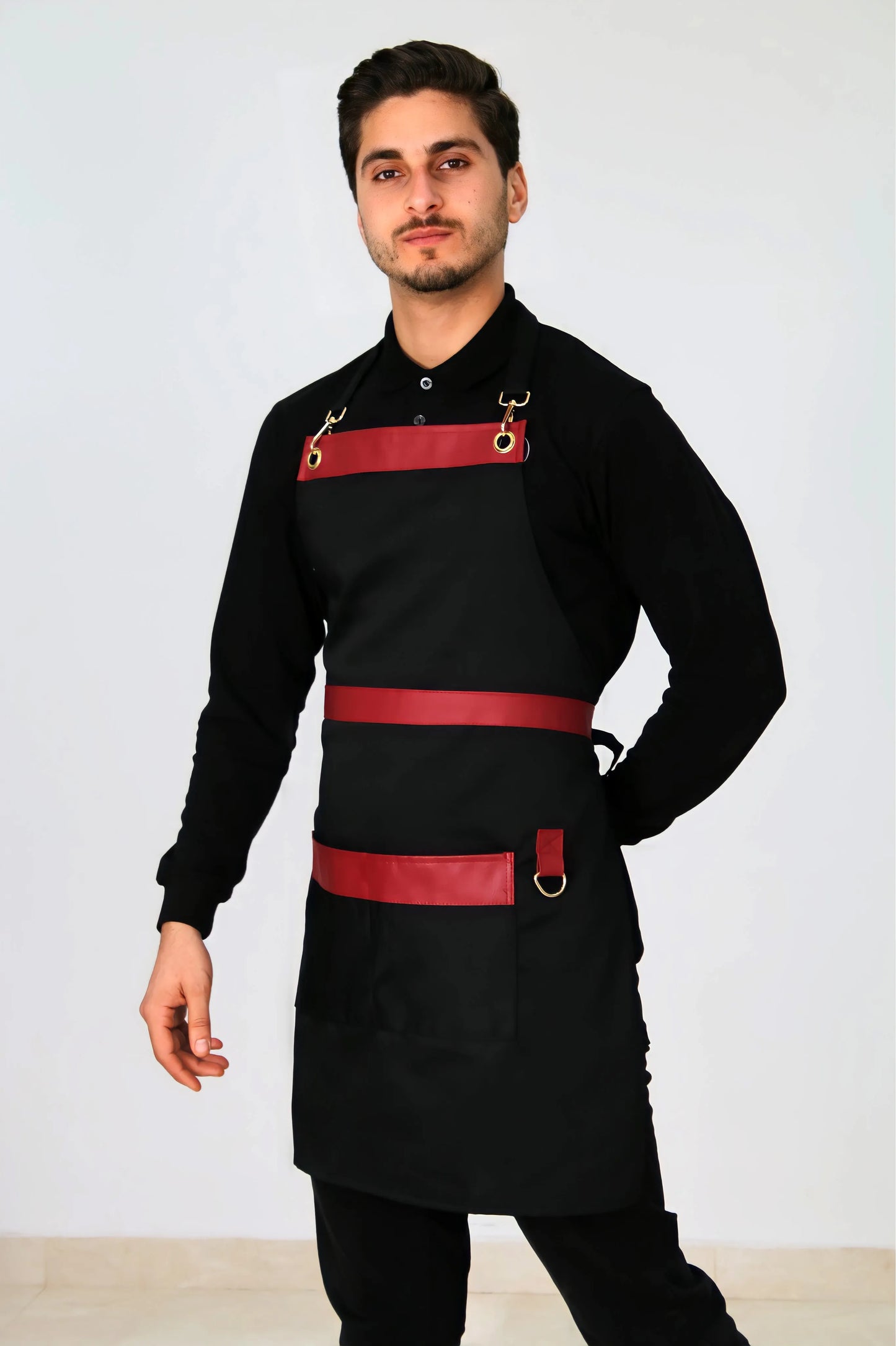 Tablier serge 2en1 Rouge