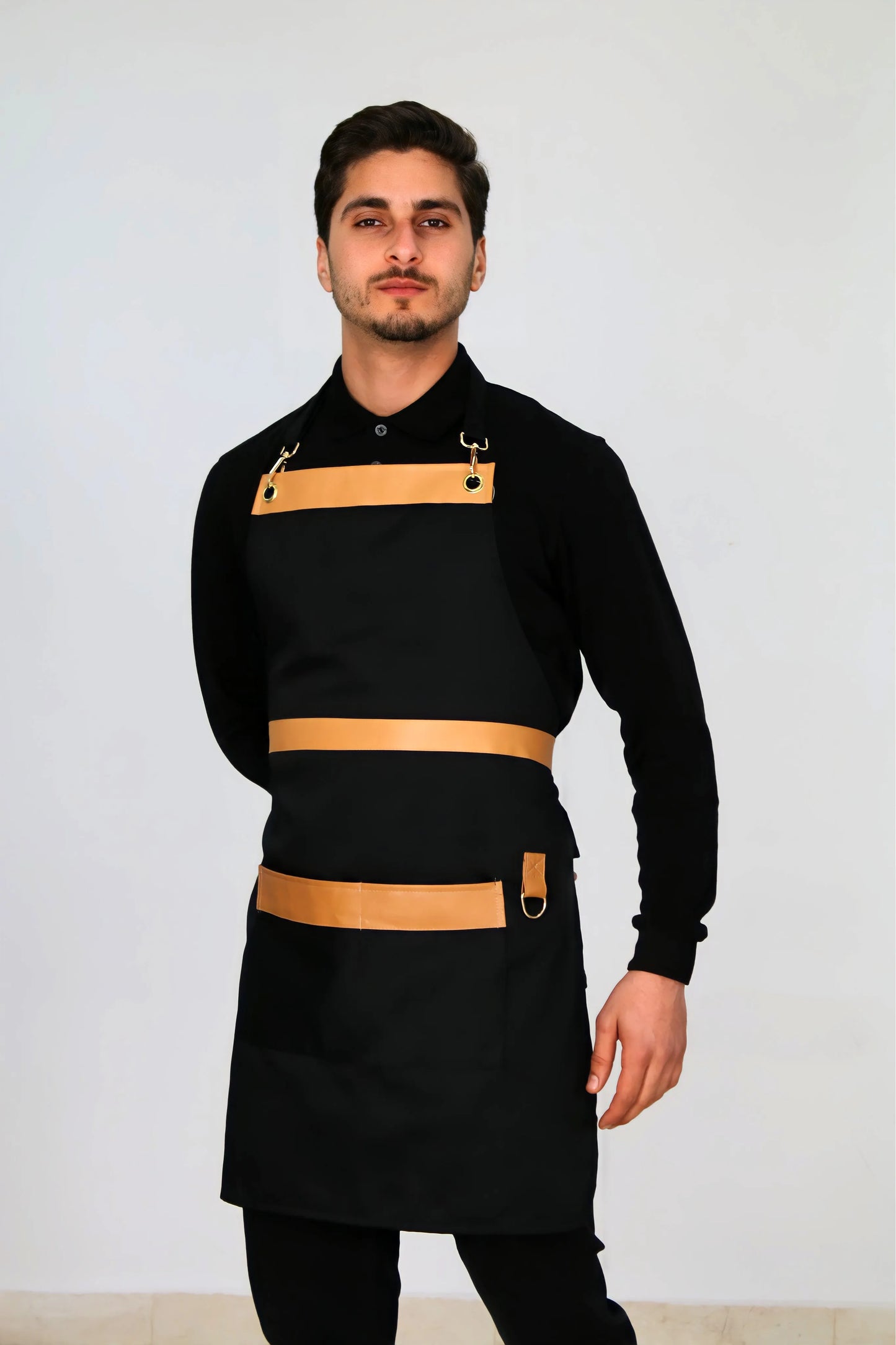 Tablier serge 2en1 Beige