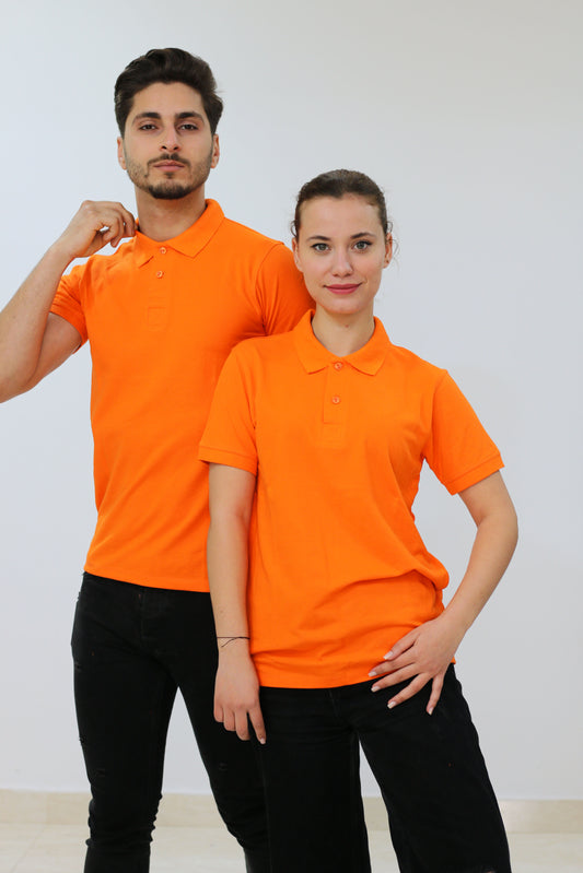 Pull col chemise manches courtes