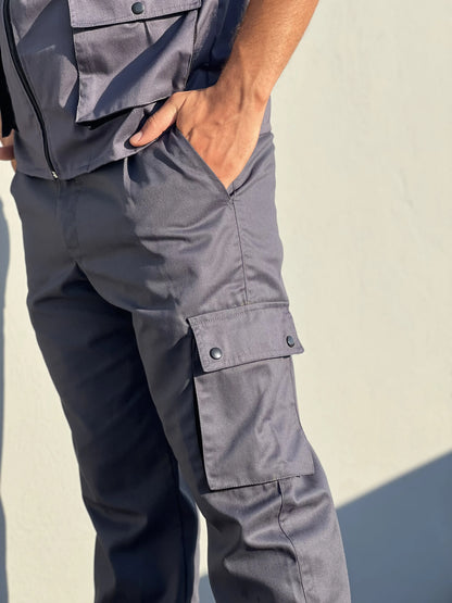 Pantalon Industriel Gris