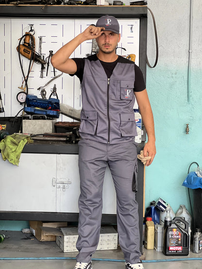 Pantalon Industriel Gris