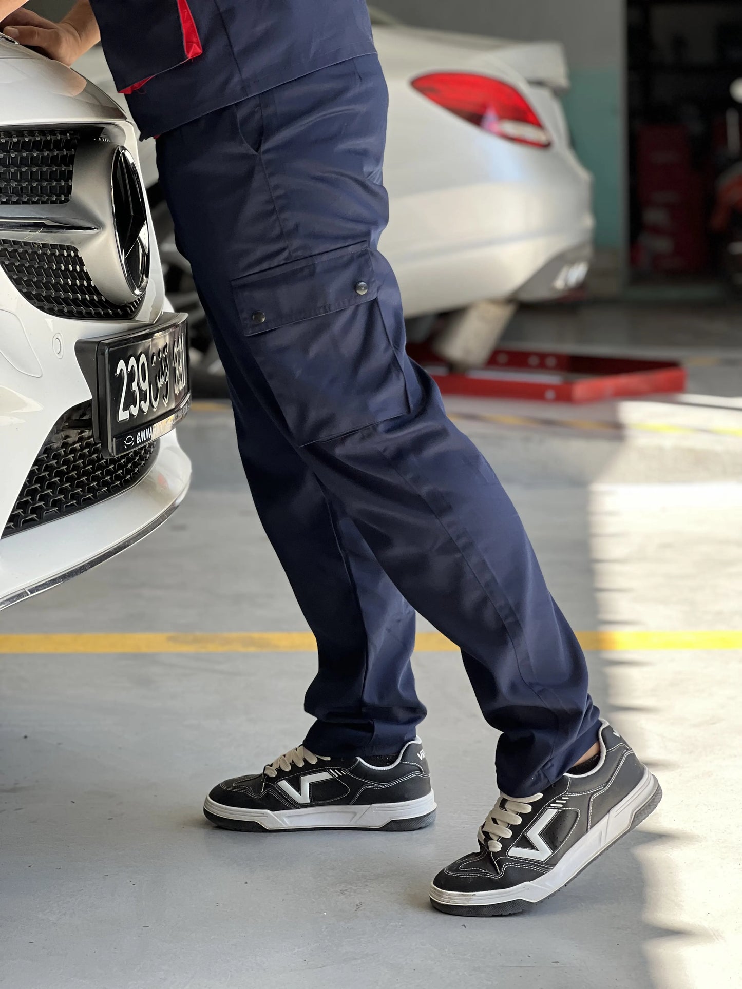 Pantalon Industriel Bleu Marine