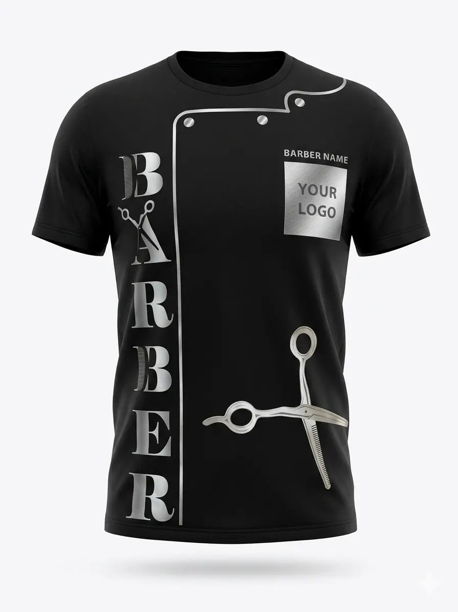 Tshirt Barber imprimé