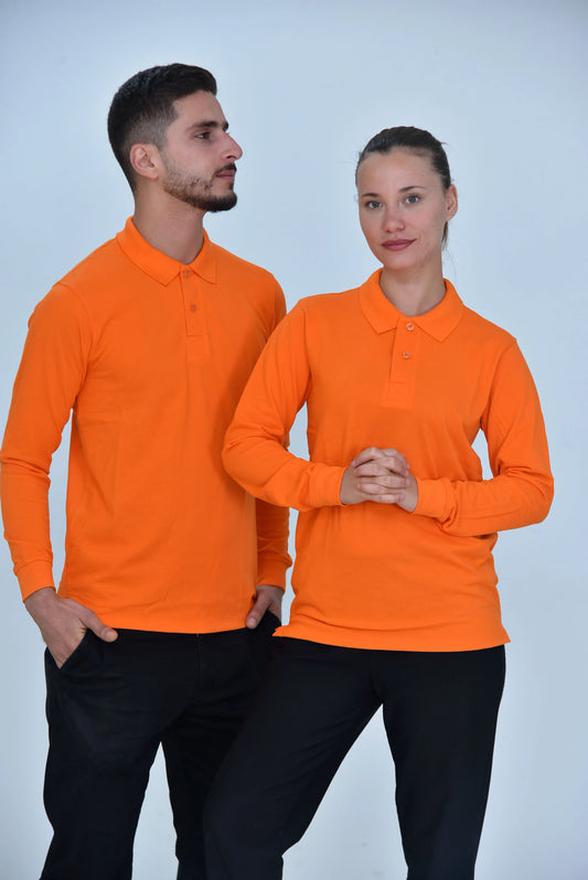 Pull col chemise manches longues